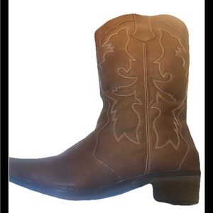 Brown Western Cowboy Boots size 8